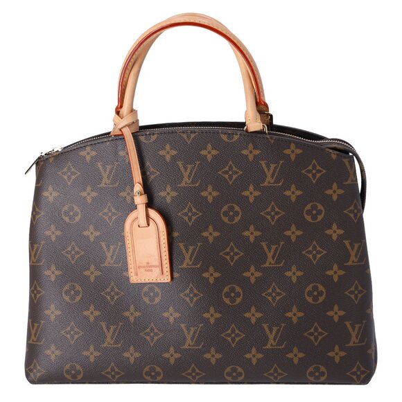 Louis Vuitton Grand Palais MM Monogram Handbag M45898 Brown Canvas - Picture 1 of 9